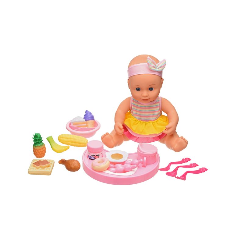 Muñeca 34 cm con Play Set de Comida