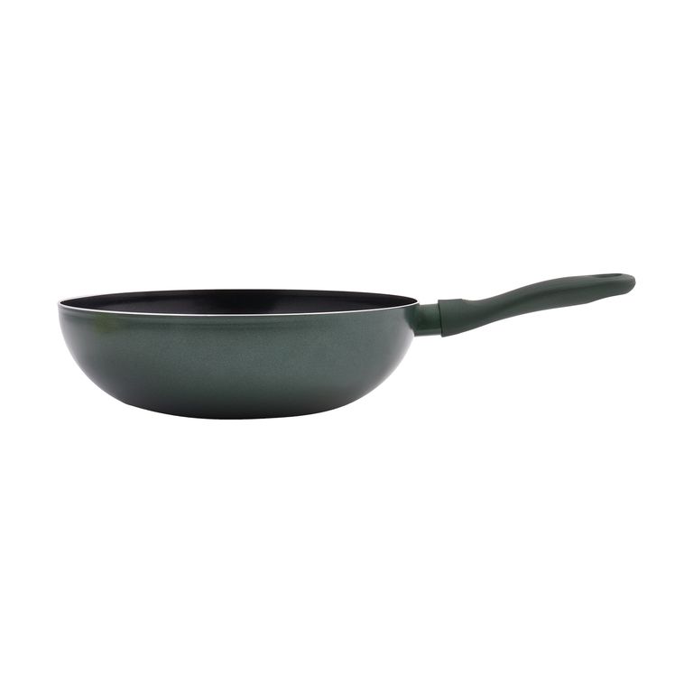 Wok Stahltek Antiadherente Verde 28 cm