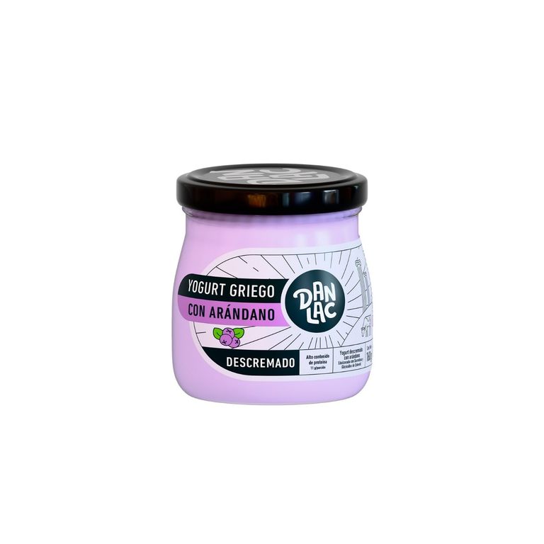 Yogurt Danlac Descremado Arándano Envase 160 g