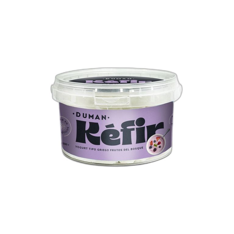 Yogurt Duman Kéfir Tipo Griego Frutos del Bosque Envase 500 g