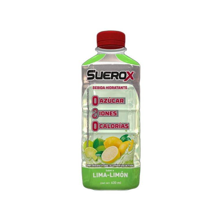 Bebida Rehidratante Suerox Lima Limón Botella 630 mL