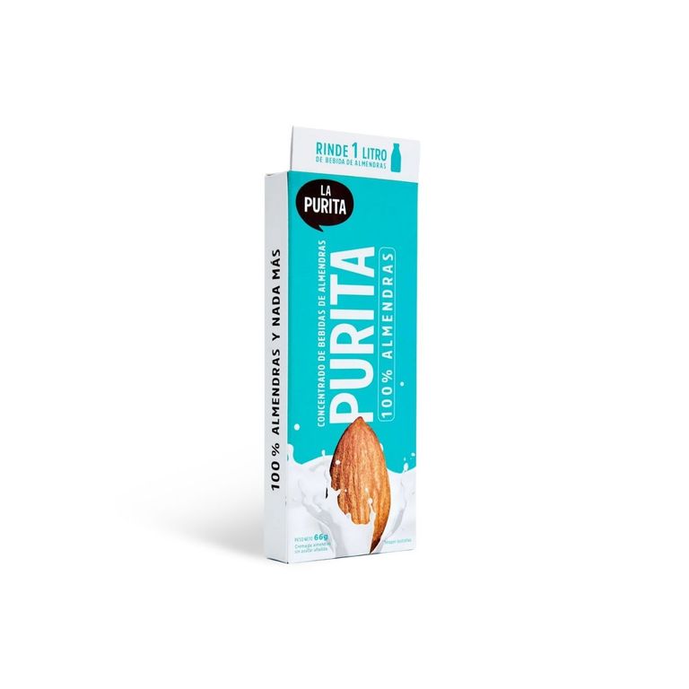 Concentrado de Bebida de Almendras La Purita Caja 66 g