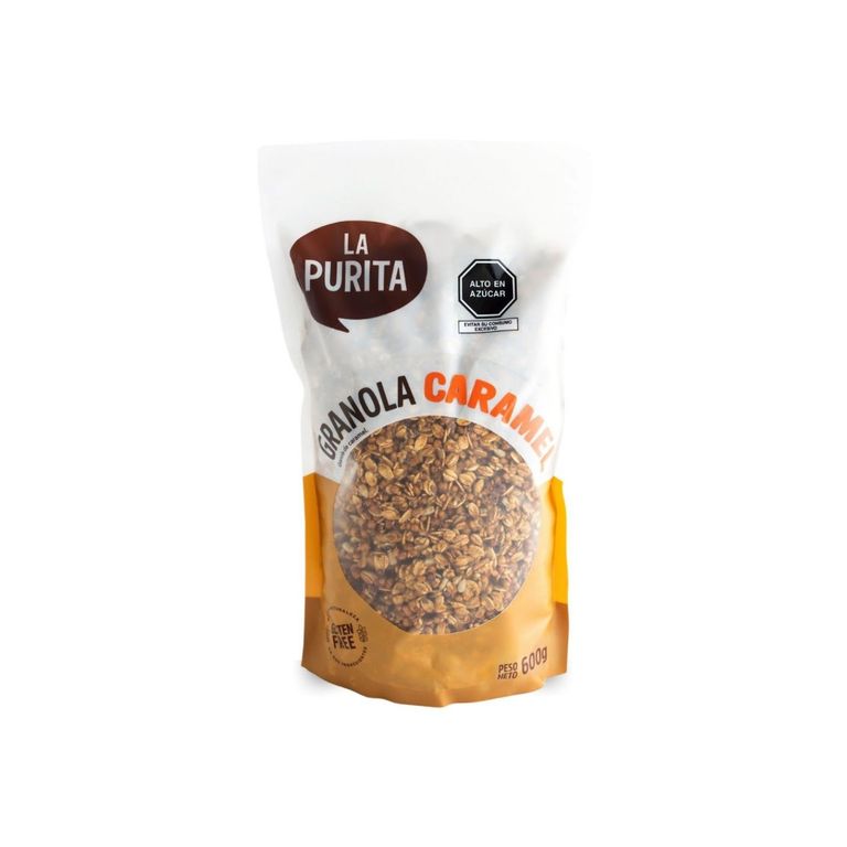 Granola de Avena La Purita Caramel Empaque 600 g