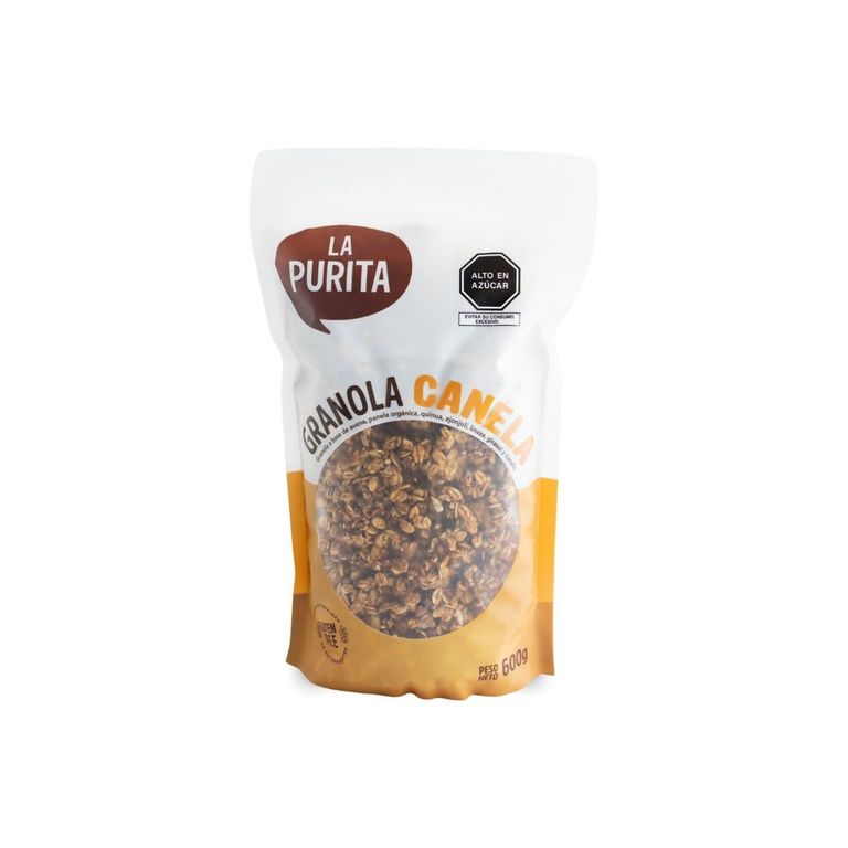 Granola de Avena La Purita Canela Empaque 600 g