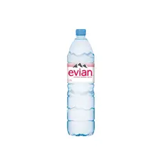 EVIAN - Agua Evian Botella 1.5 L