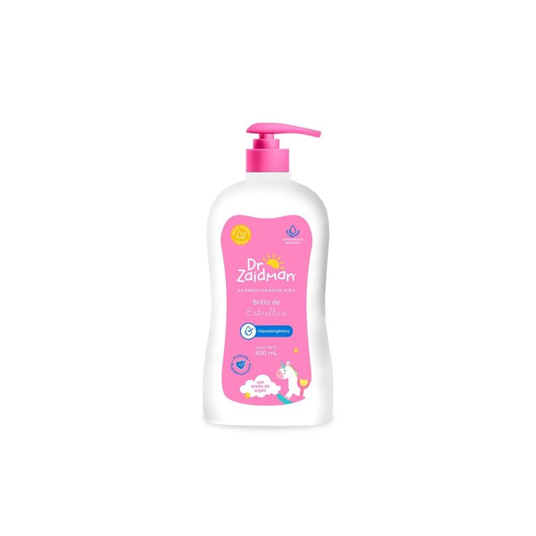 Acondicionador Dr Zaidman Niña Brillo de Estrellas Envase 400 mL