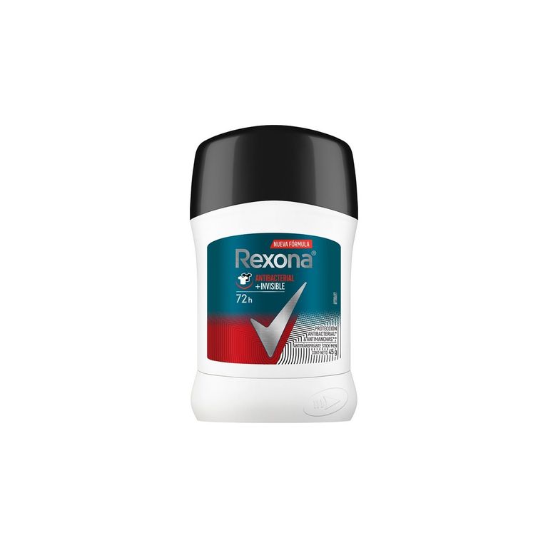 Antitranspirante Rexona Barra Antibacterial Hombre Envase 45 g