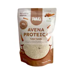 AVENA & CANELA - Avena Protéica Avena&Canela Sabor Canela Bolsa 455 g