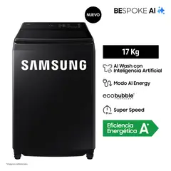 SAMSUNG - Lavadora Ai Wash Ecobubble 17Kg