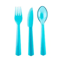 Casa Joven - Set Cubiertos Plástico Carolina 12 Piezas