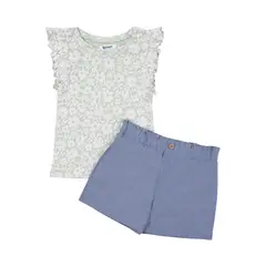 REDWOOD - Conjunto Chambray Niña