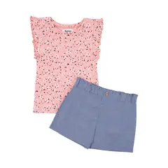 REDWOOD - Conjunto Chambray Niña