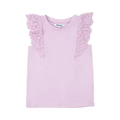 REDWOOD - Polo Manga Corta Macrame Niña