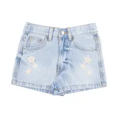 REDWOOD - Short Denim Bordado Niña