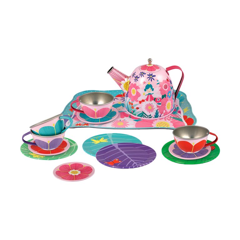 Set de Te Flores 15 Pzas