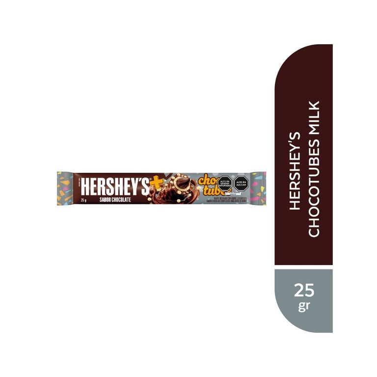 Wafer Hersheys Chocotubes Milk Chocolate Empaque 25 g
