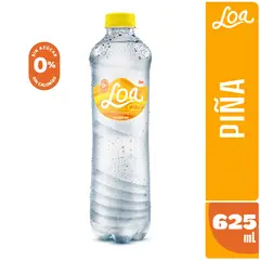 LOA - Agua Loa Sabor Piña Botella 625 mL