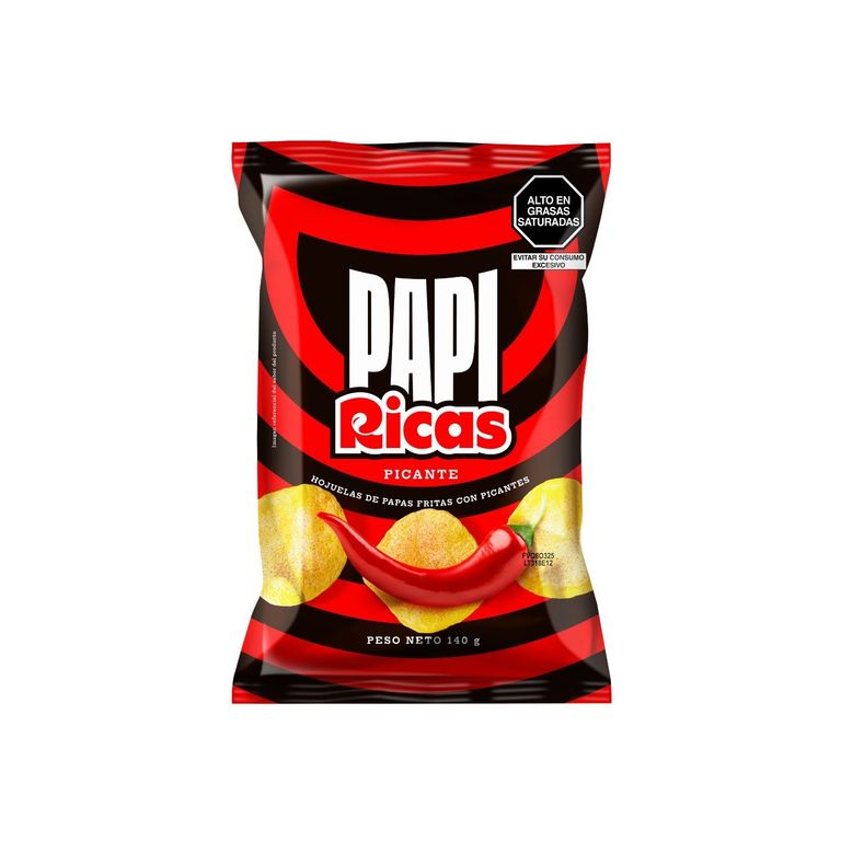 Snack Papi Ricas Picantes Bolsa 140 g