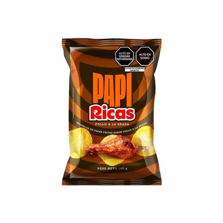 Snack Papi Ricas Sabor Pollo Bolsa 140 g