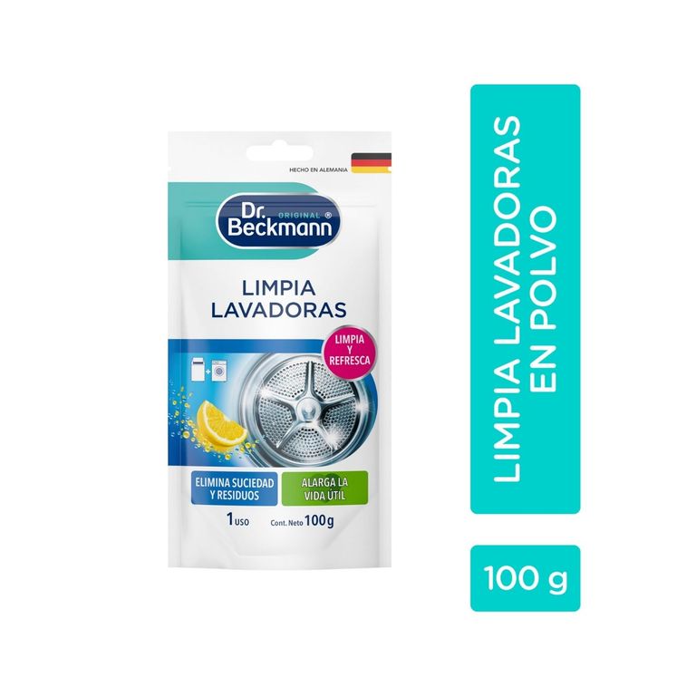 Limpia Lavadoras en Polvo Dr Beckmann Empaque 100 g