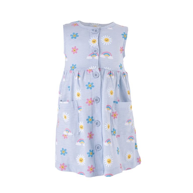 Vestido Botones Bebé Niña