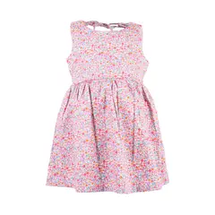 REDWOOD - WEB VESTIDO FIESTA FLORES BA LT PINK 24M