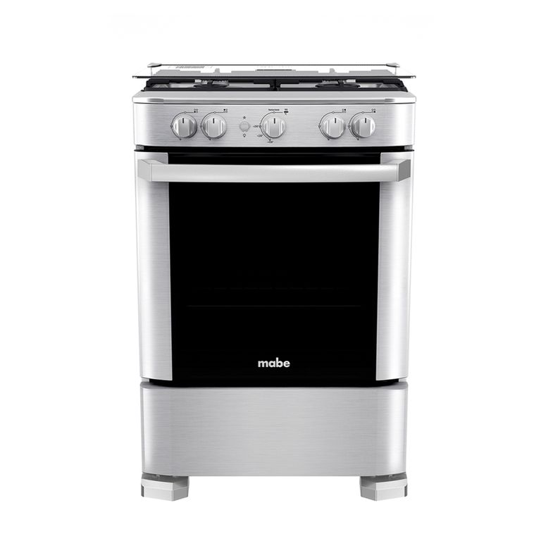 Cocina de piso a Gas 60cm Inox Mabe CMP6035FX1