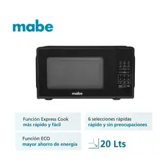 MABE - HORNO MICROONDAS MABE 20 L