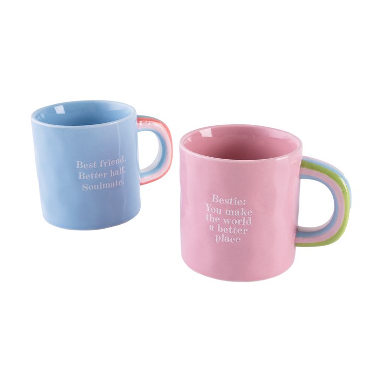 Set Taza Mugs Summer Best Friends 2 Piezas