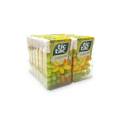TIC TAC - Caramelos Tic Tac Citrus Mix Display 12 Und