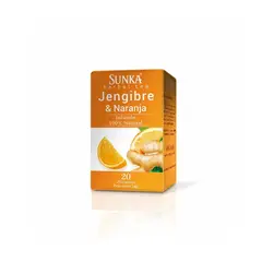 SUNKA - Infusión Jengibre Naranja Sunka Caja 20 Sobres