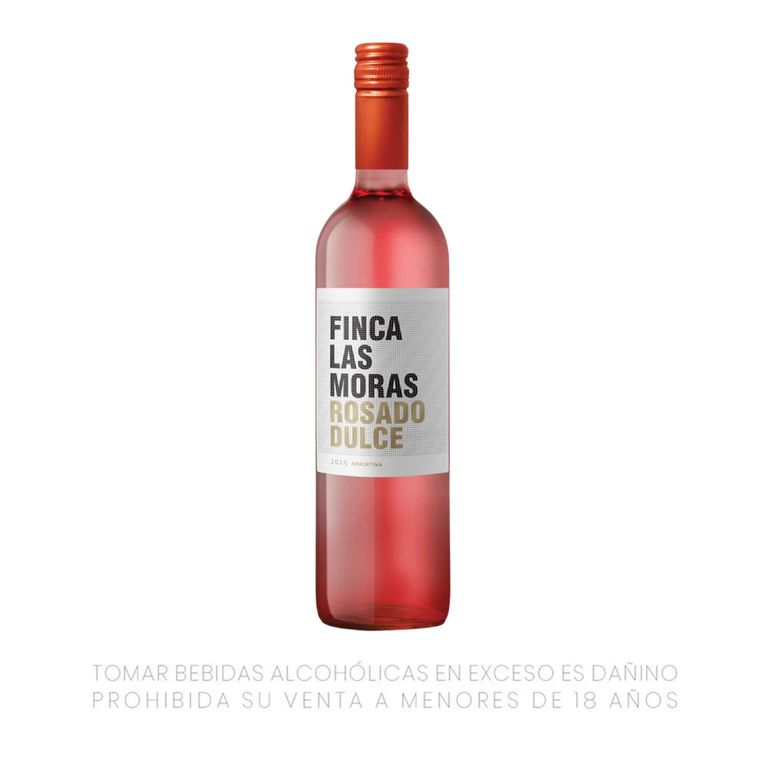 Vino Las Moras Rosado Dulce Botella 750 mL