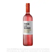 LAS MORAS - Vino Las Moras Rosado Dulce Botella 750 mL