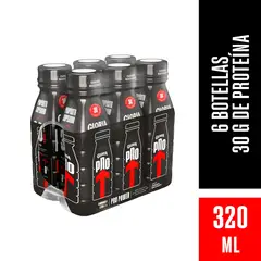GLORIA PRO - Bebida Láctea Gloria Pro Power Caramel Macchiato Sixpack Botella 320 mL