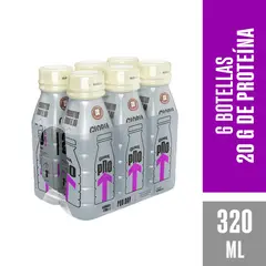 GLORIA PRO - Bebida Láctea Gloria Pro Day Vainilla Sixpack Botella 320 mL