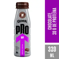 GLORIA PRO - Bebida Láctea Gloria Pro Day Chocolate Botella 320 mL