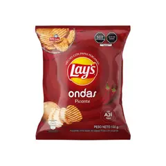 LAYS - Papas Lays Ondas Picante Bolsa 130 g