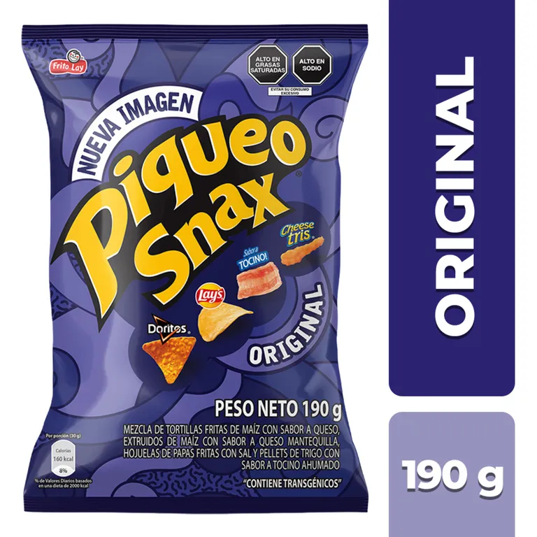 Snack Piqueo Snax Original Bolsa 190 g