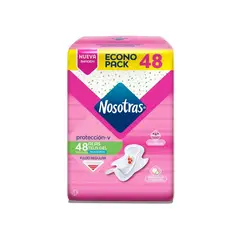 NOSOTRAS - Toallas Higiénicas Nosotras Alas Tela Gel Empaque 48 Und
