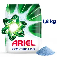 ARIEL - Detergente en Polvo Ariel Pro Cuidado Bolsa 1.8 Kg