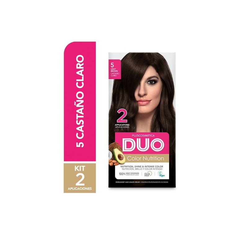Tinte Duo Color Nutrition Tono 5 Castaño Claro