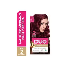 DUO - Tinte Duo Color Nutrition Tono 7-62 Rubio Medio Rojo Púrpura