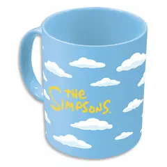 Stor  - Taza Mug Simpsons Cerámica Celeste 11 Oz