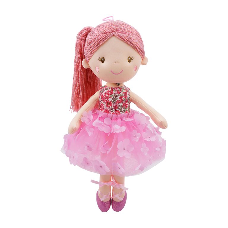 Muñeca de Trapo Bailarina Rosada 46 cm