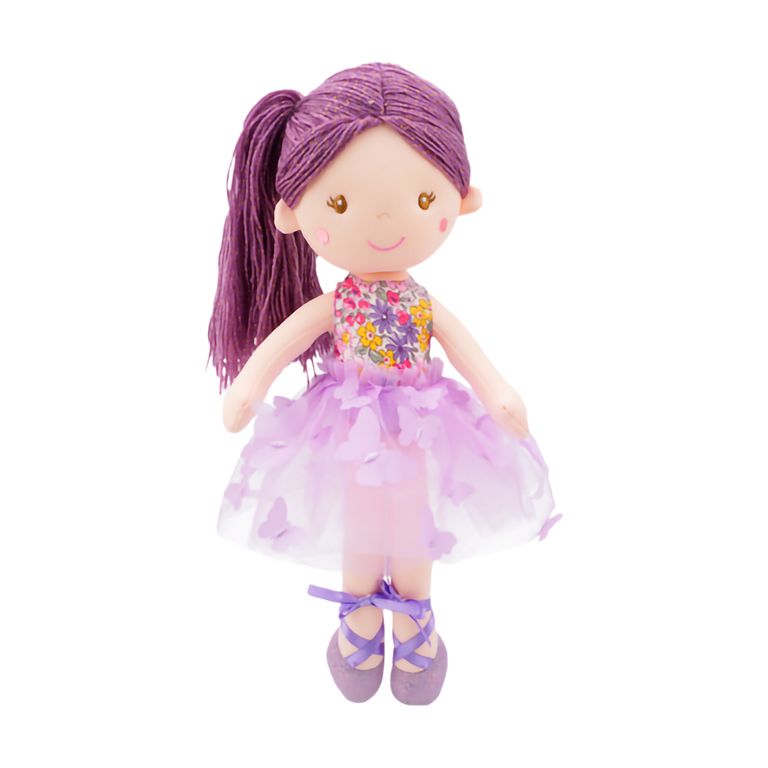 Muñeca de Trapo Bailarina Lila 46 cm
