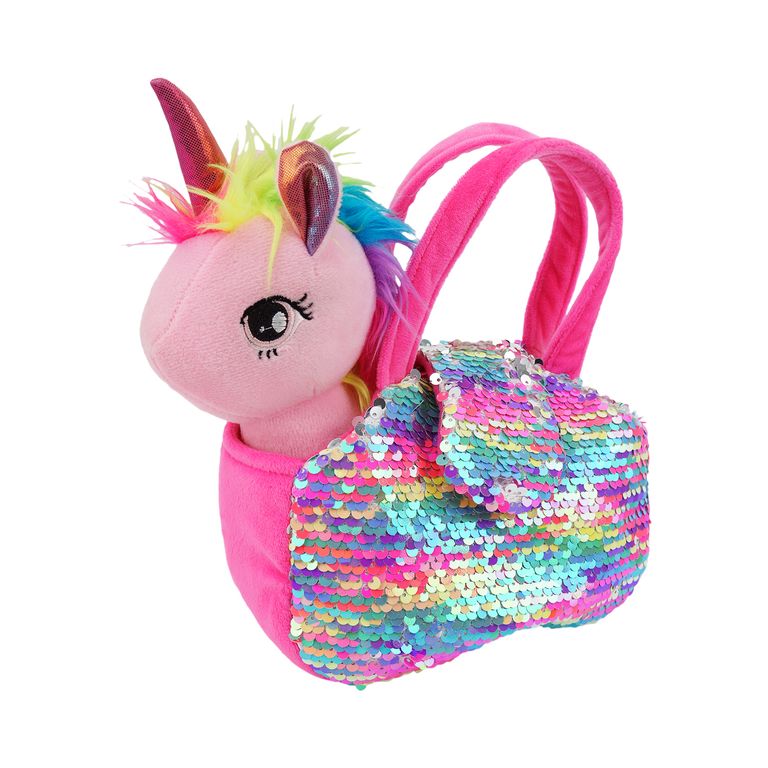 Cartera con Unicornio Rosada
