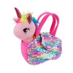CREATION - Cartera con Unicornio Rosada