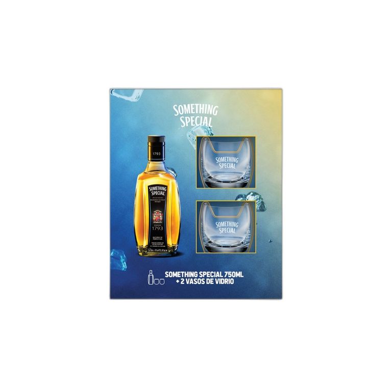 Pack Something Special Botella 750 mL con 2 Vasos