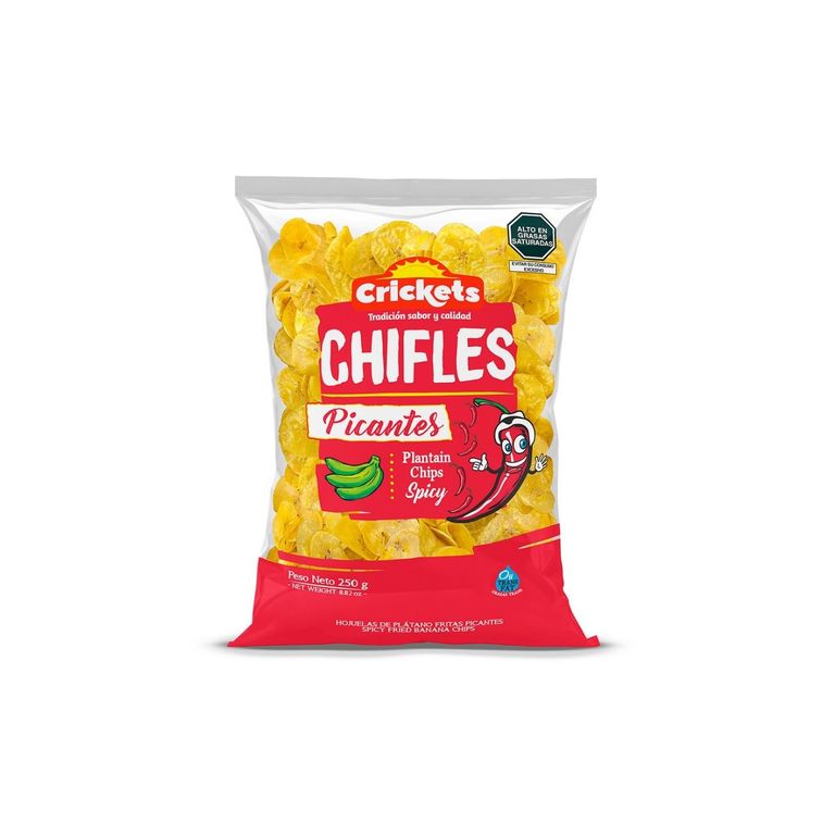 Chifles Crickets Picante Bolsa 250 g