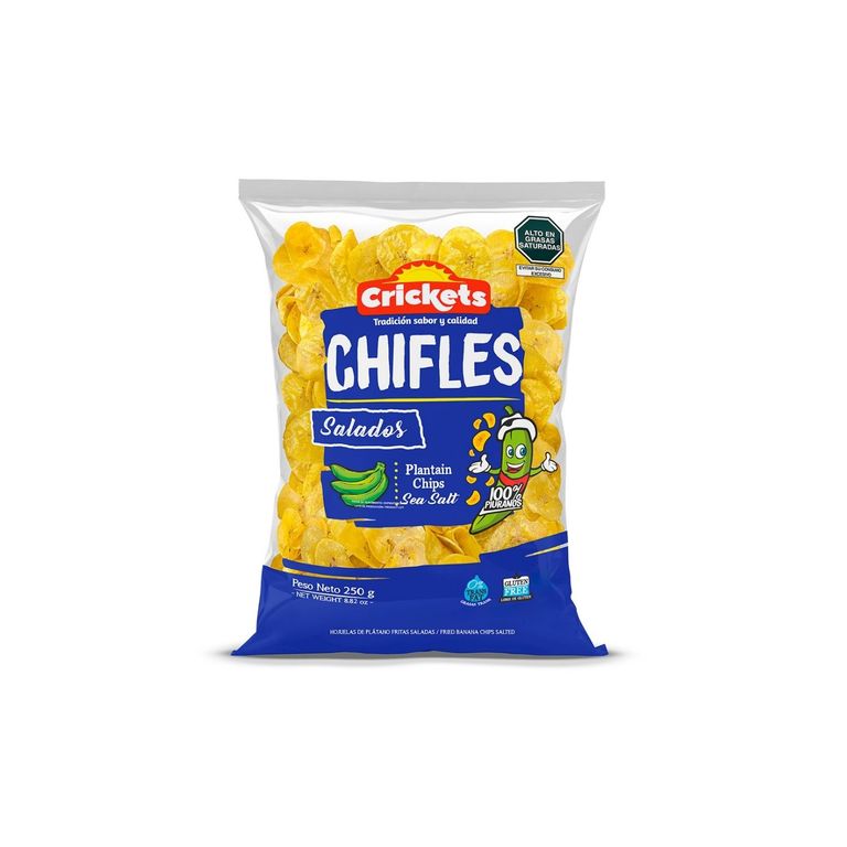 Chifles Crickets Salado Bolsa 250 g